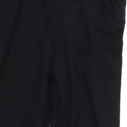 Womens UK Size 8 H&M Regular Fit  Black Trousers