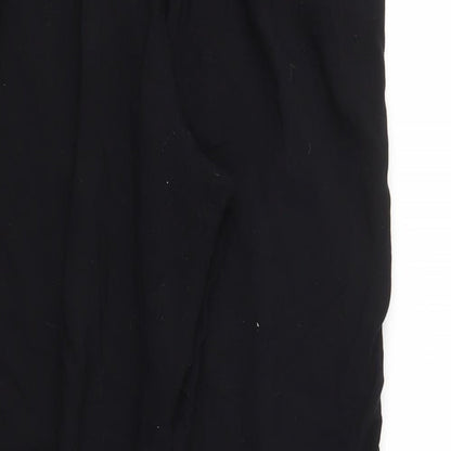 Womens UK Size 8 H&M Regular Fit  Black Trousers