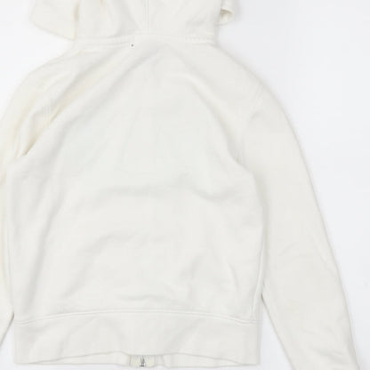 Gap Girls White   Full Zip Jumper Size M