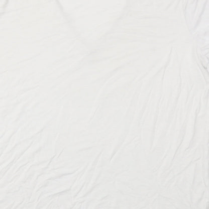 Nasty Gal Womens White   Basic T-Shirt Size M