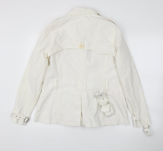 M&S Womens Ivory   Jacket Coat Size 14