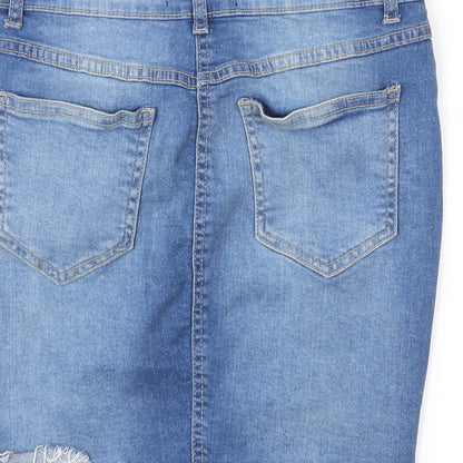 PARISIAN  Womens Blue   A-Line Skirt Size 10