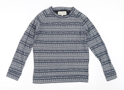 Womens UK Size 8 Jack Wills Blue Pullover Sweatshirt