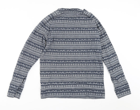 Womens UK Size 8 Jack Wills Blue Pullover Sweatshirt