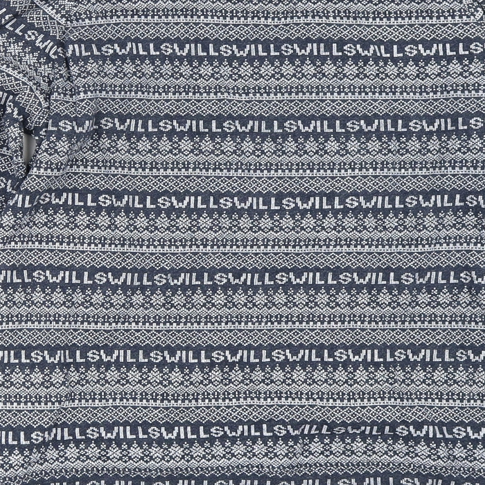 Womens UK Size 8 Jack Wills Blue Pullover Sweatshirt