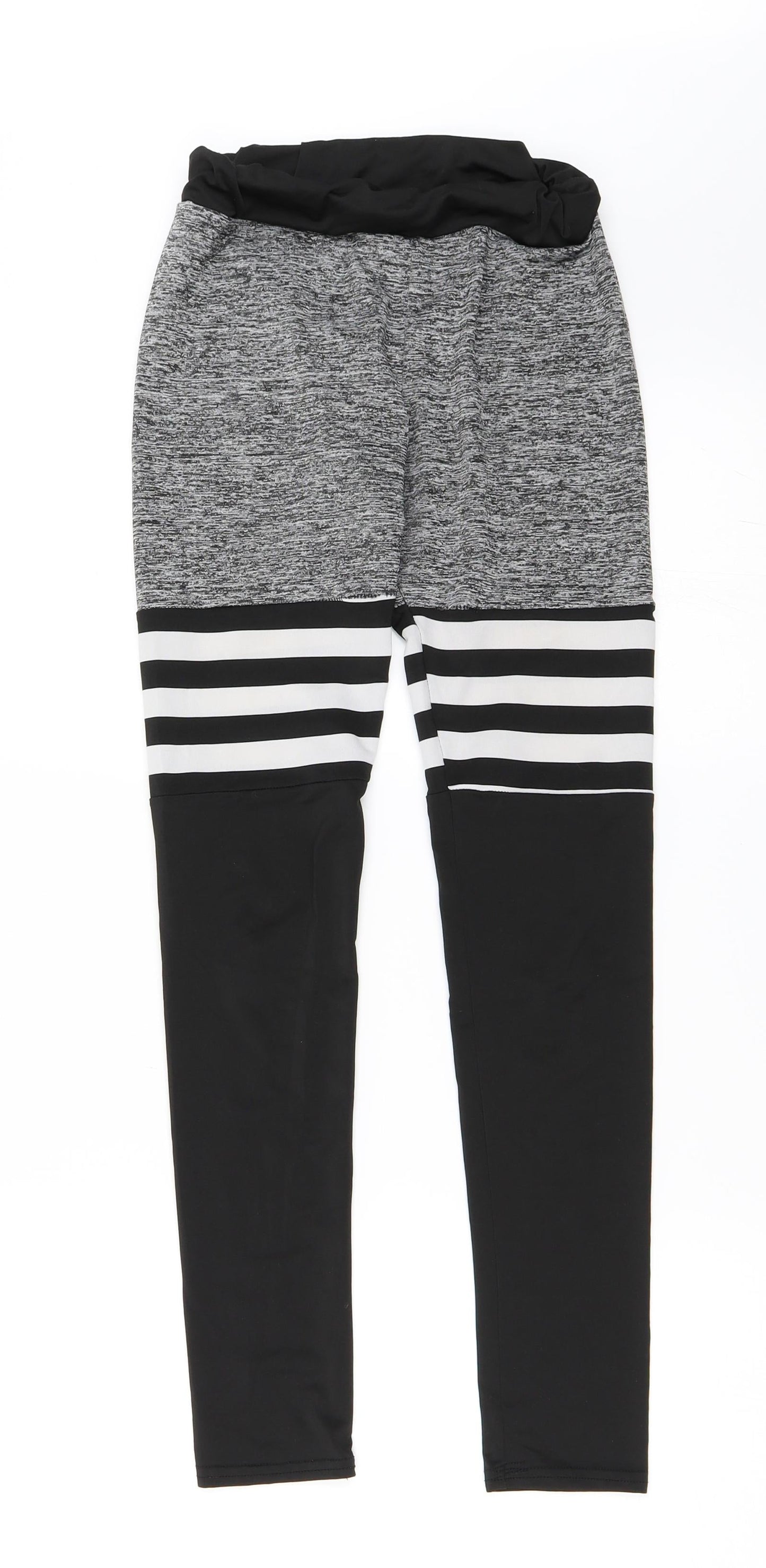Womens UK Size S Preworn  Capri Grey Leggings