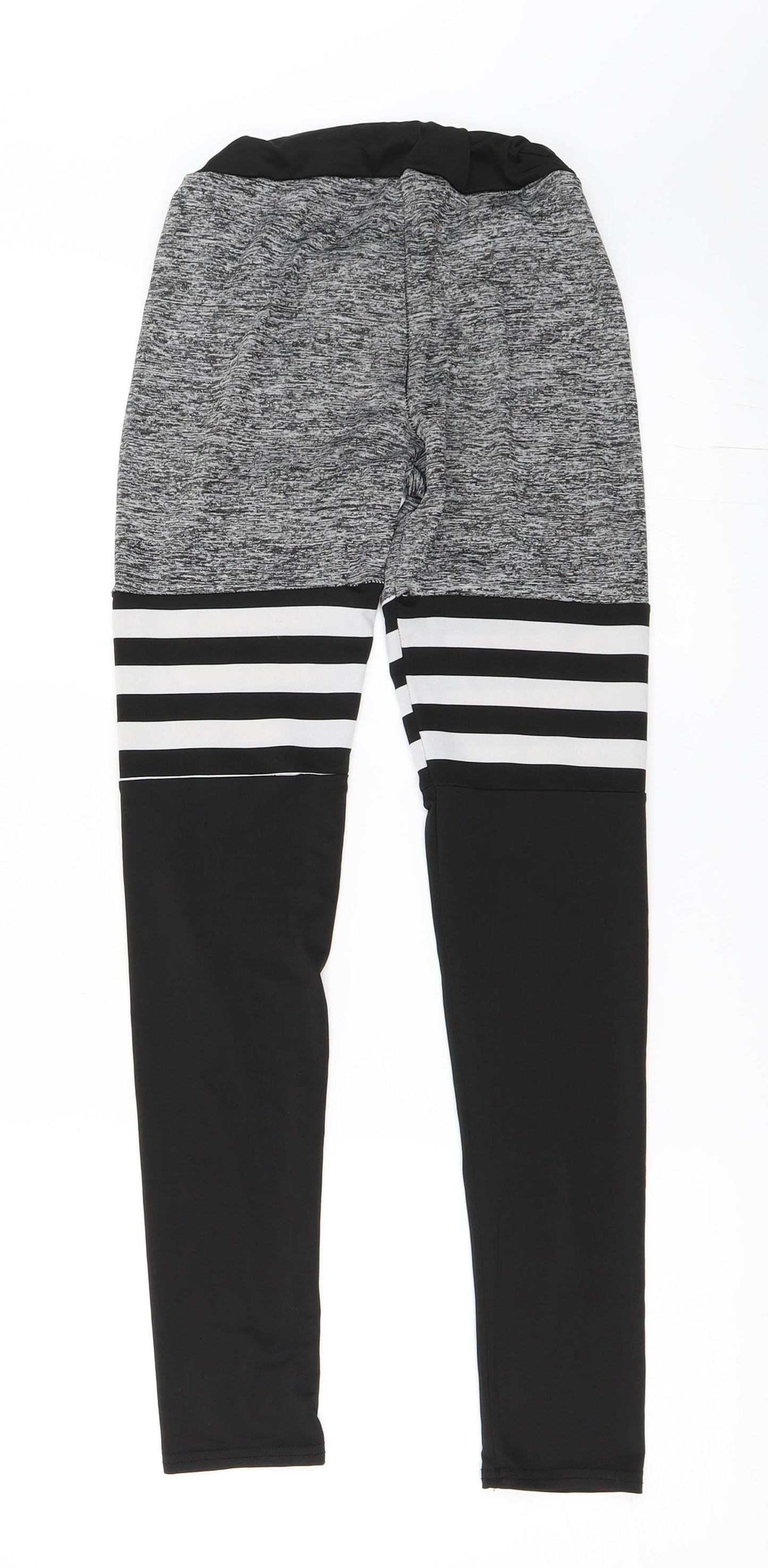 Womens UK Size S Preworn  Capri Grey Leggings