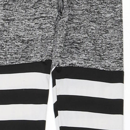 Womens UK Size S Preworn  Capri Grey Leggings