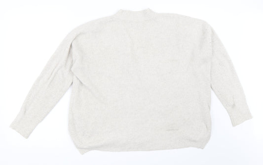 Find Womens Beige   Pullover Jumper Size M