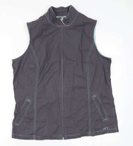 DASH Womens Grey   Jacket Waistcoat Size 14