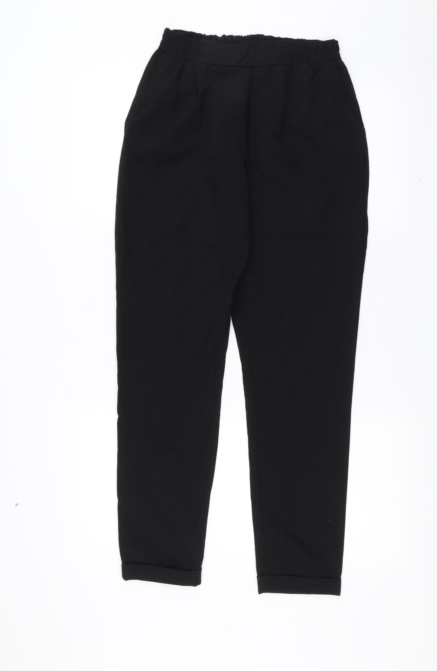 Womens UK Size XS Noisy may Regular Fit  Black Trousers