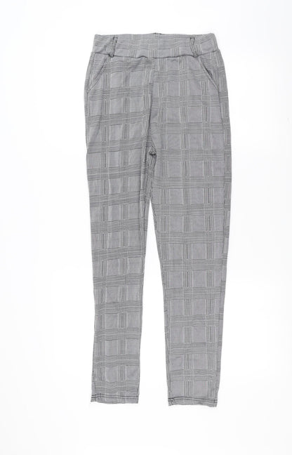 Womens UK Size XL Preworn Extra-Slim Fit  Grey Trousers
