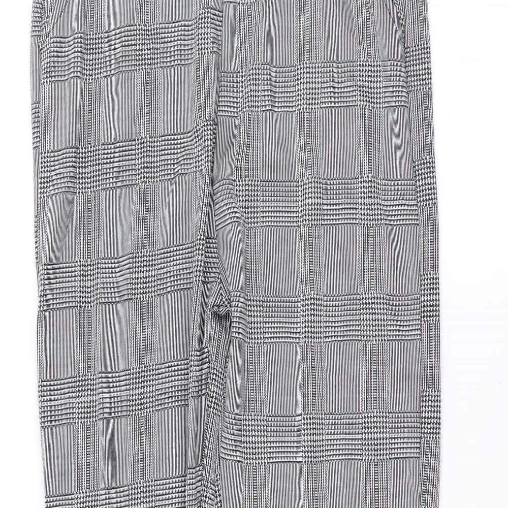 Womens UK Size XL Preworn Extra-Slim Fit  Grey Trousers