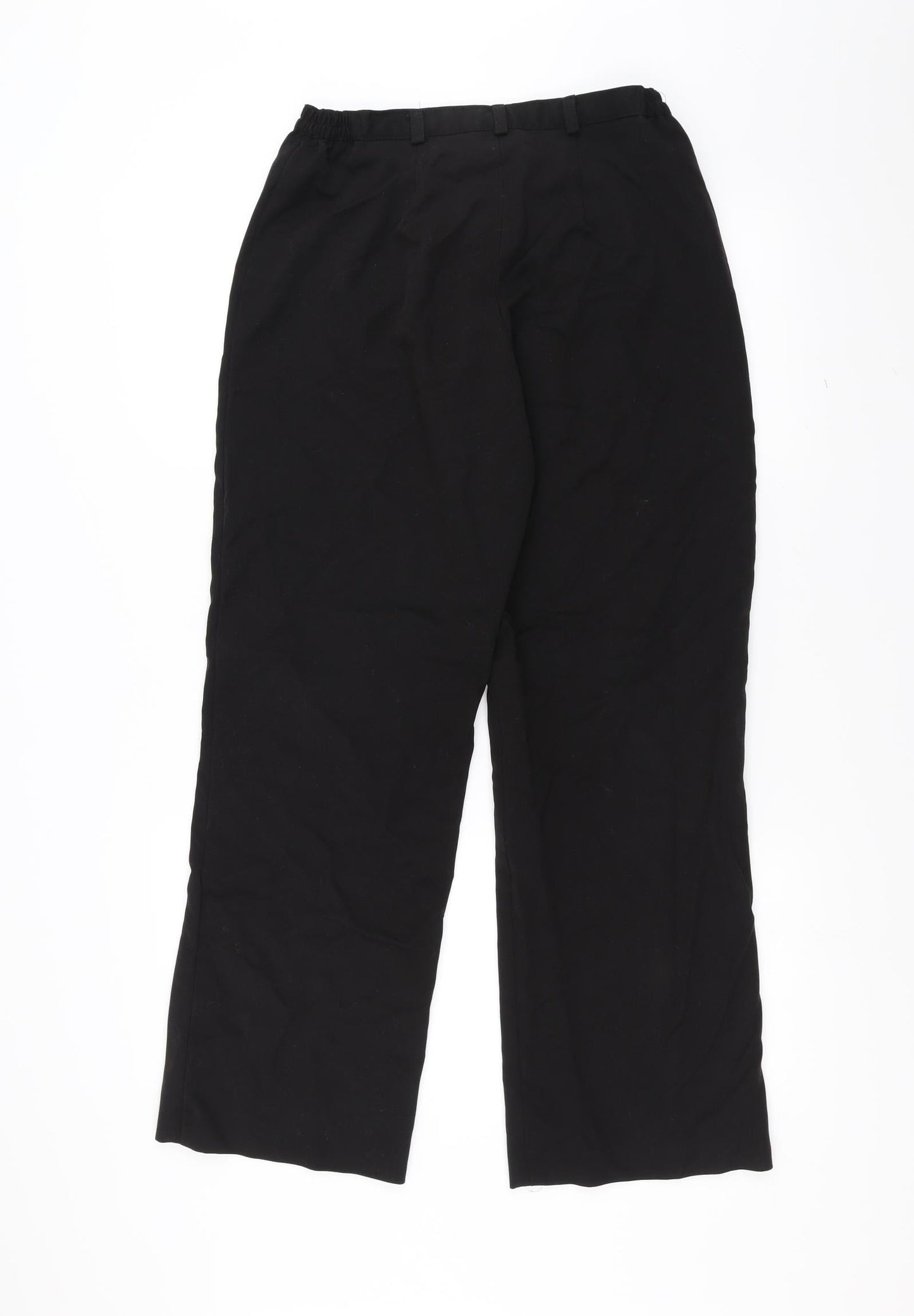 Womens UK Size 12 VINCI Regular Fit  Black Trousers