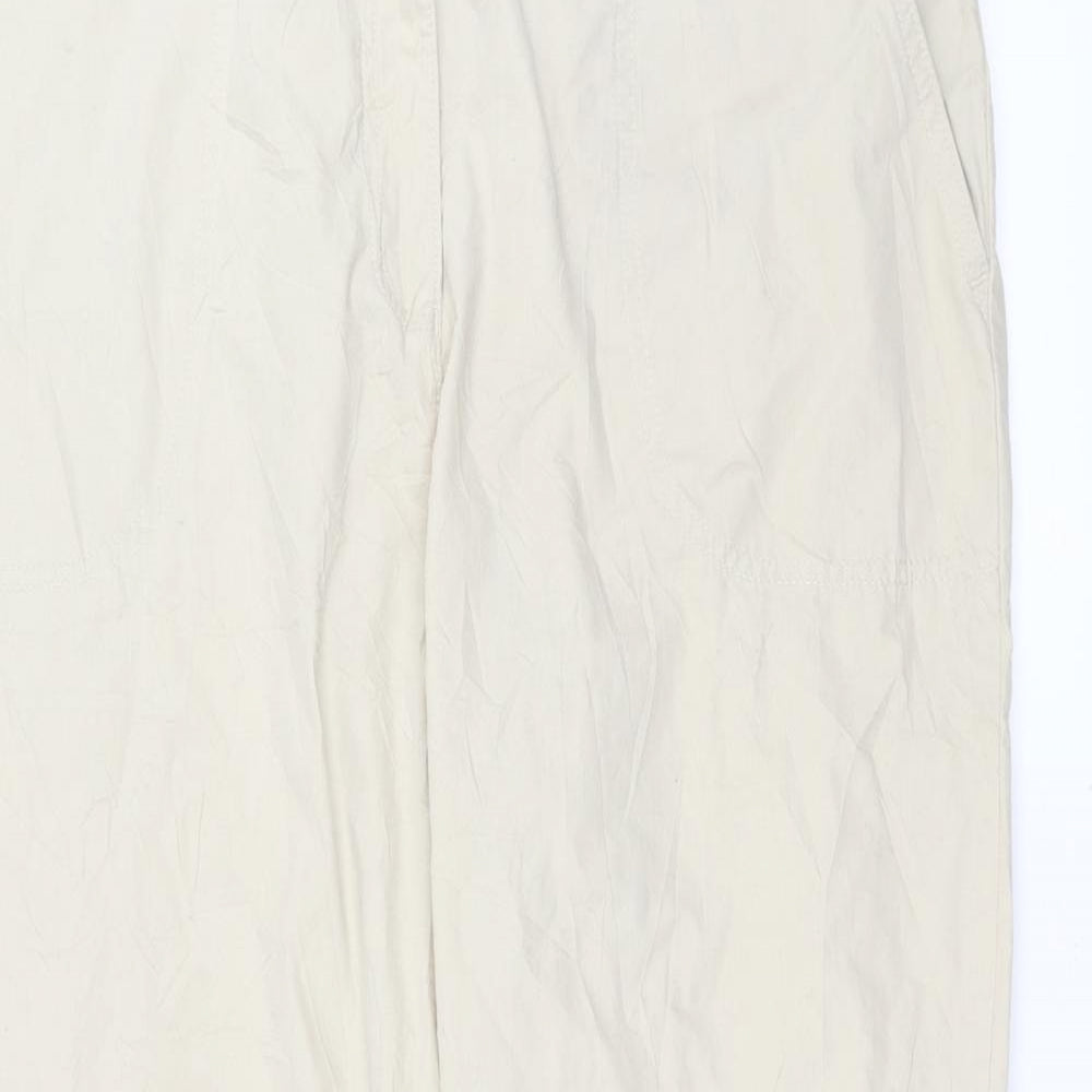 Womens UK Size 18 Marks and Spencer Regular Fit  Beige Trousers