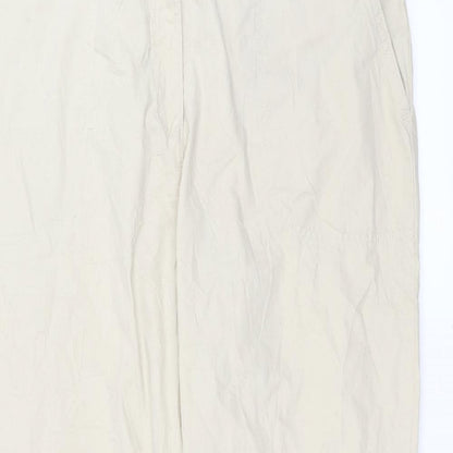 Womens UK Size 18 Marks and Spencer Regular Fit  Beige Trousers