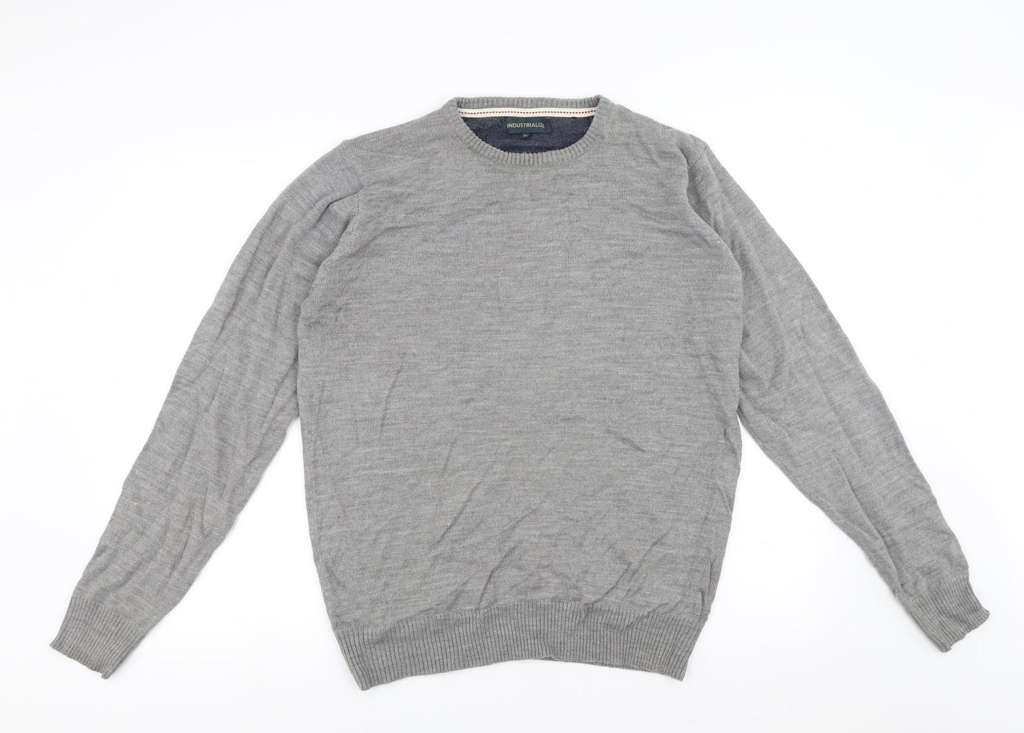 industrialize Mens Grey   Pullover Jumper Size M