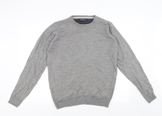 industrialize Mens Grey   Pullover Jumper Size M