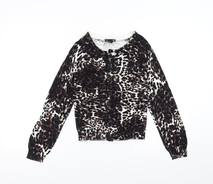 H&M Womens Brown   Cardigan Jumper Size XS