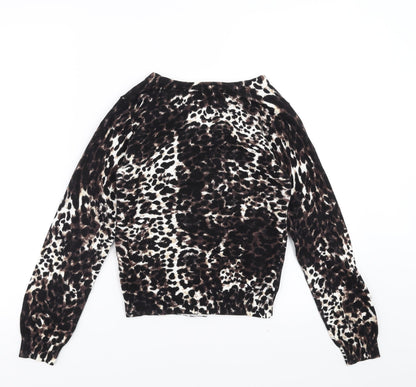 H&M Womens Brown   Cardigan Jumper Size XS