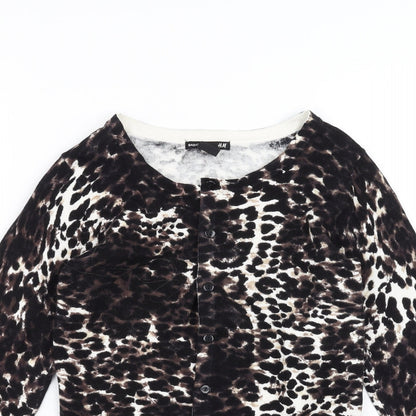 H&M Womens Brown   Cardigan Jumper Size XS