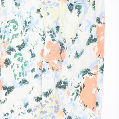 Gap Womens Multicoloured Floral Denim Skinny Jeans Size 27 in L28 in - legging jean