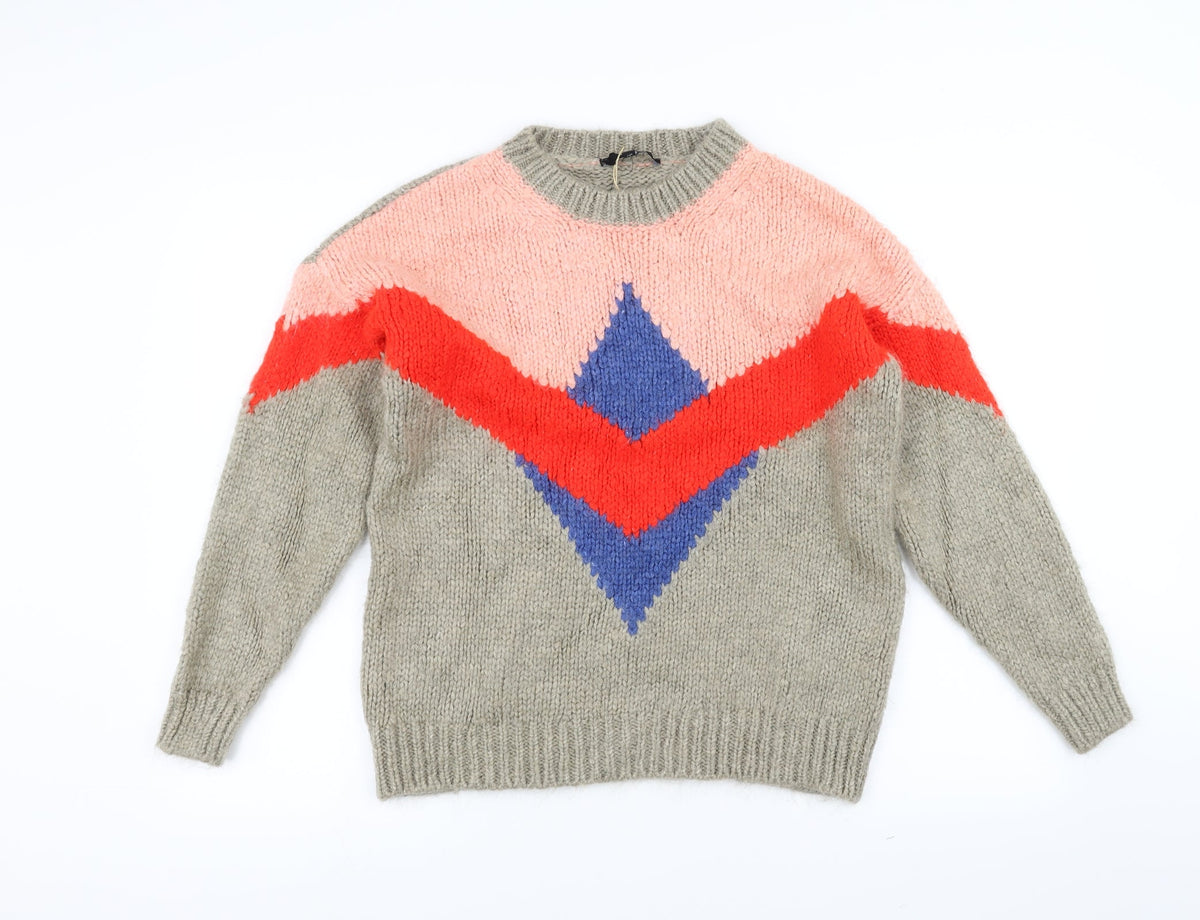 Next Womens Beige   Pullover Jumper Size M