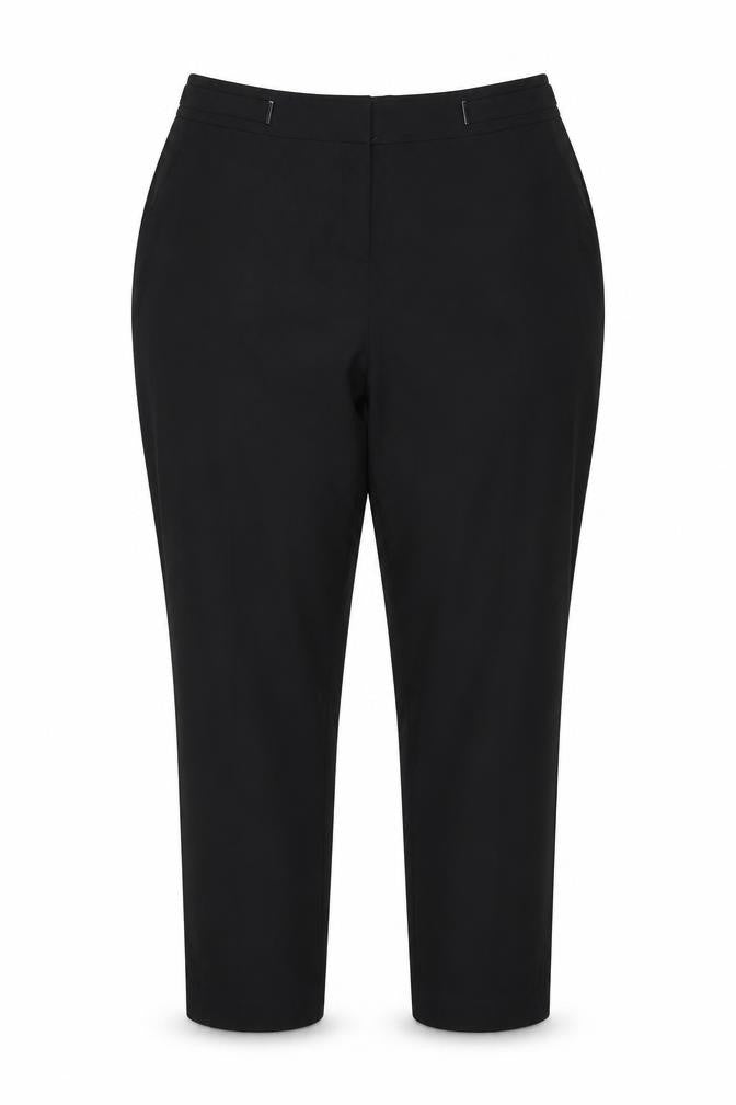 Womens UK Size 18 Evans Regular Fit  Black Trousers