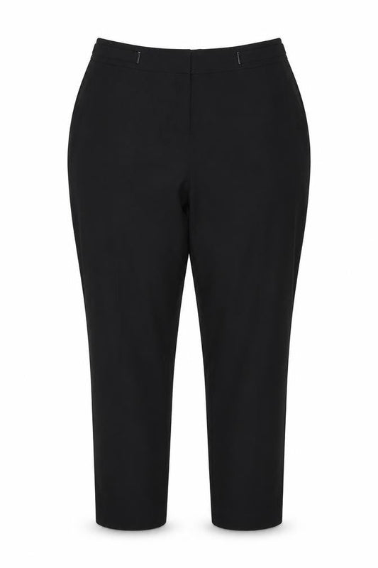 Womens UK Size 18 Evans Regular Fit  Black Trousers