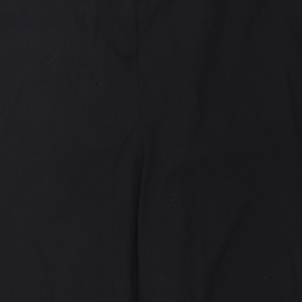 Evans Womens Black   Trousers  Size 18 L23 in