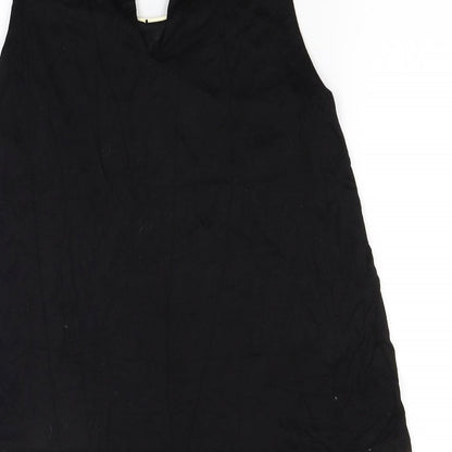 Womens UK Size S H&M Black Basic Tank