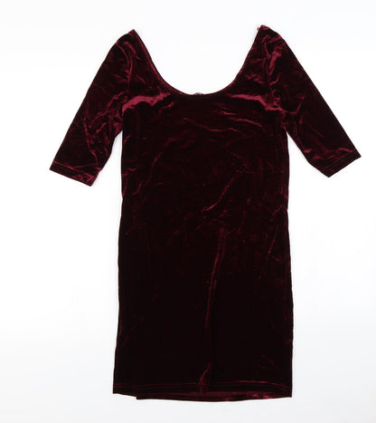 New Look Womens Purple   Bodycon  Size 12