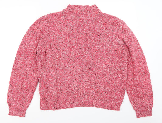 Damart Womens Pink  Knit Pullover Jumper Size 18