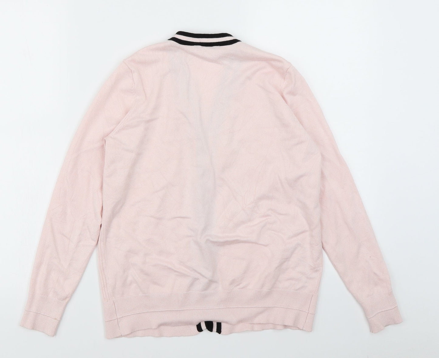 M&Co Womens Pink  Knit Cardigan Jumper Size 10