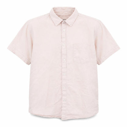 Mens UK Size L Primark Pink  Button-Up Short Sleeve Casual Shirt