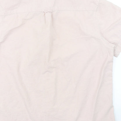 Primark Mens Pink    Button-Up Size L