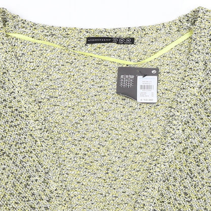 Atmosphere Womens Yellow   Cardigan Jumper Size M