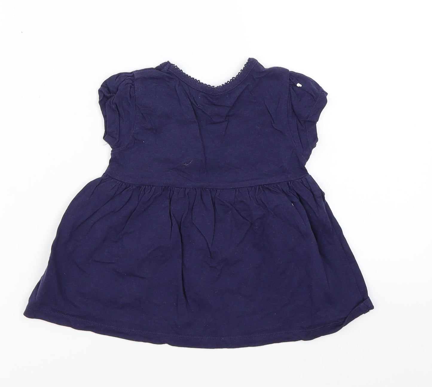 Ladybird Girls Blue   Skater Dress  Size 18-24 Months