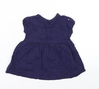 Ladybird Girls Blue   Skater Dress  Size 18-24 Months
