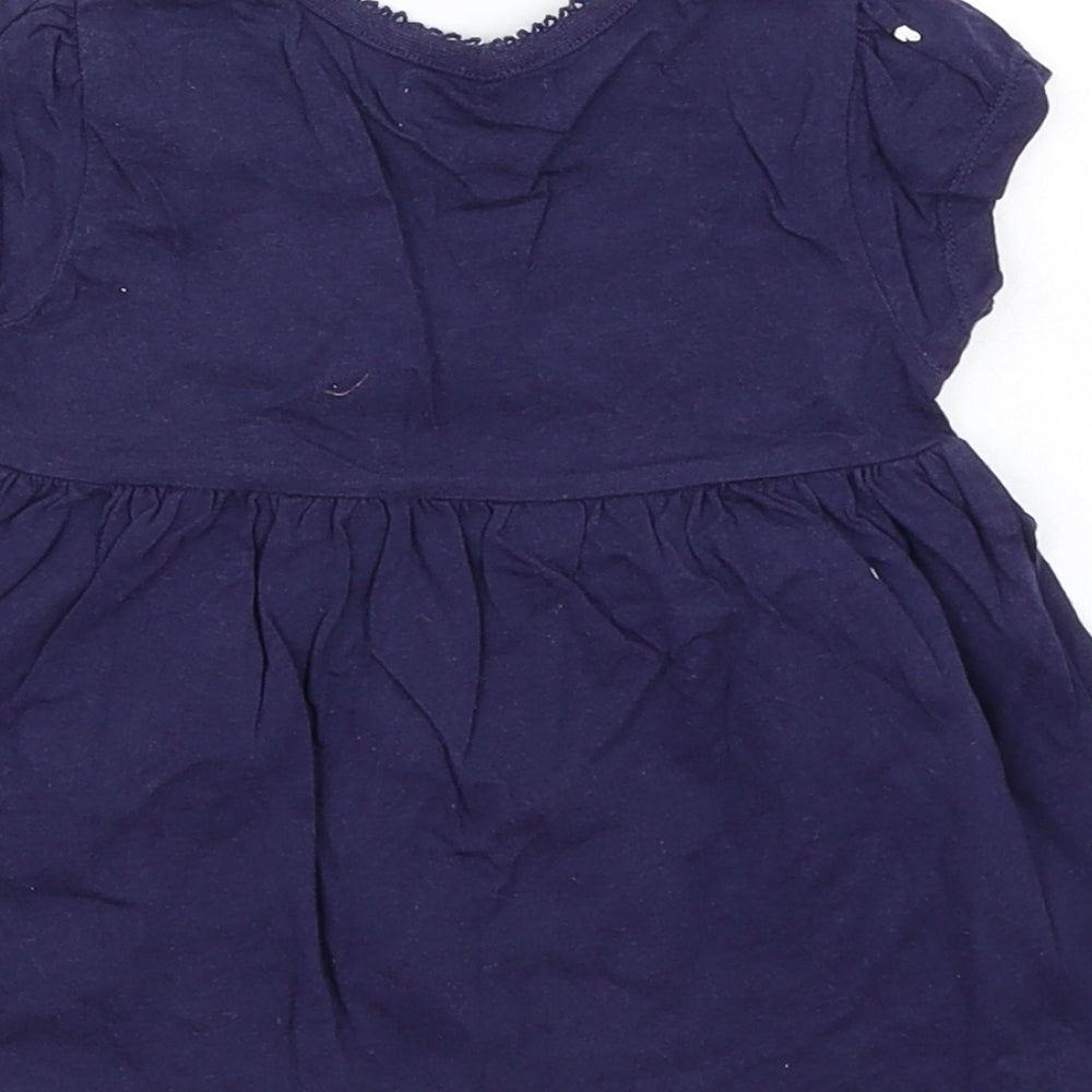 Ladybird Girls Blue   Skater Dress  Size 18-24 Months