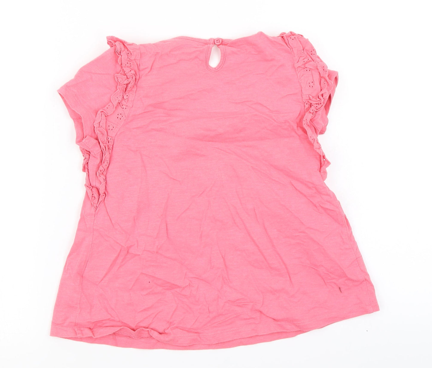 F&F Girls Pink   Basic T-Shirt Size 6-7 Years
