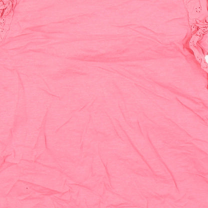 F&F Girls Pink   Basic T-Shirt Size 6-7 Years