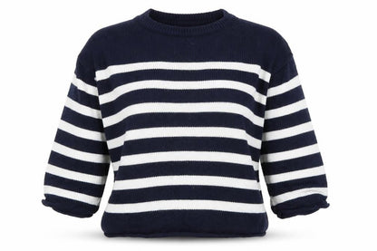 Dorothy Perkins Womens Blue Striped  Pullover Jumper Size 6
