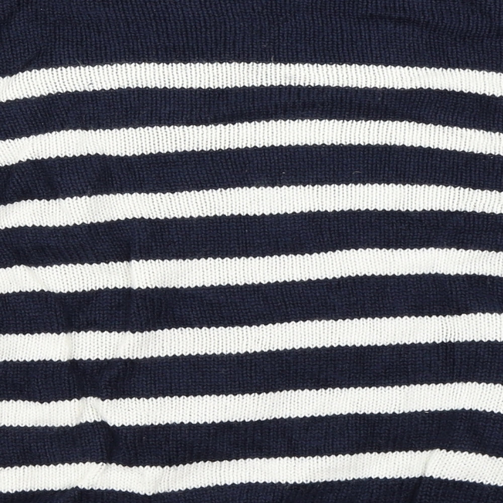Dorothy Perkins Womens Blue Striped  Pullover Jumper Size 6