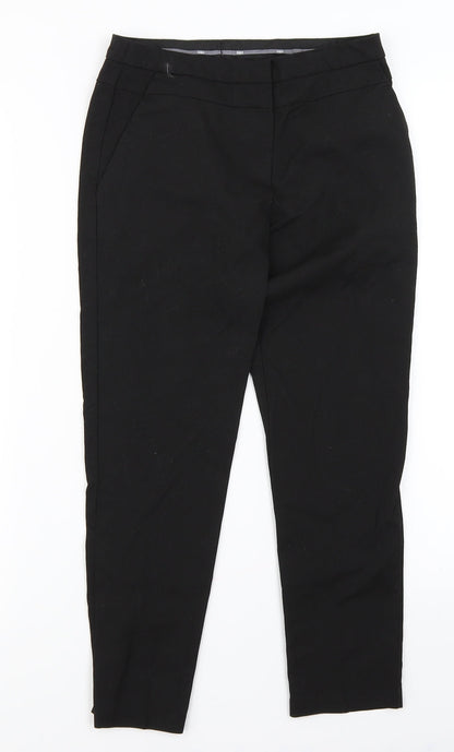M&S Girls Black   Chino Trousers Size 9-10 Years