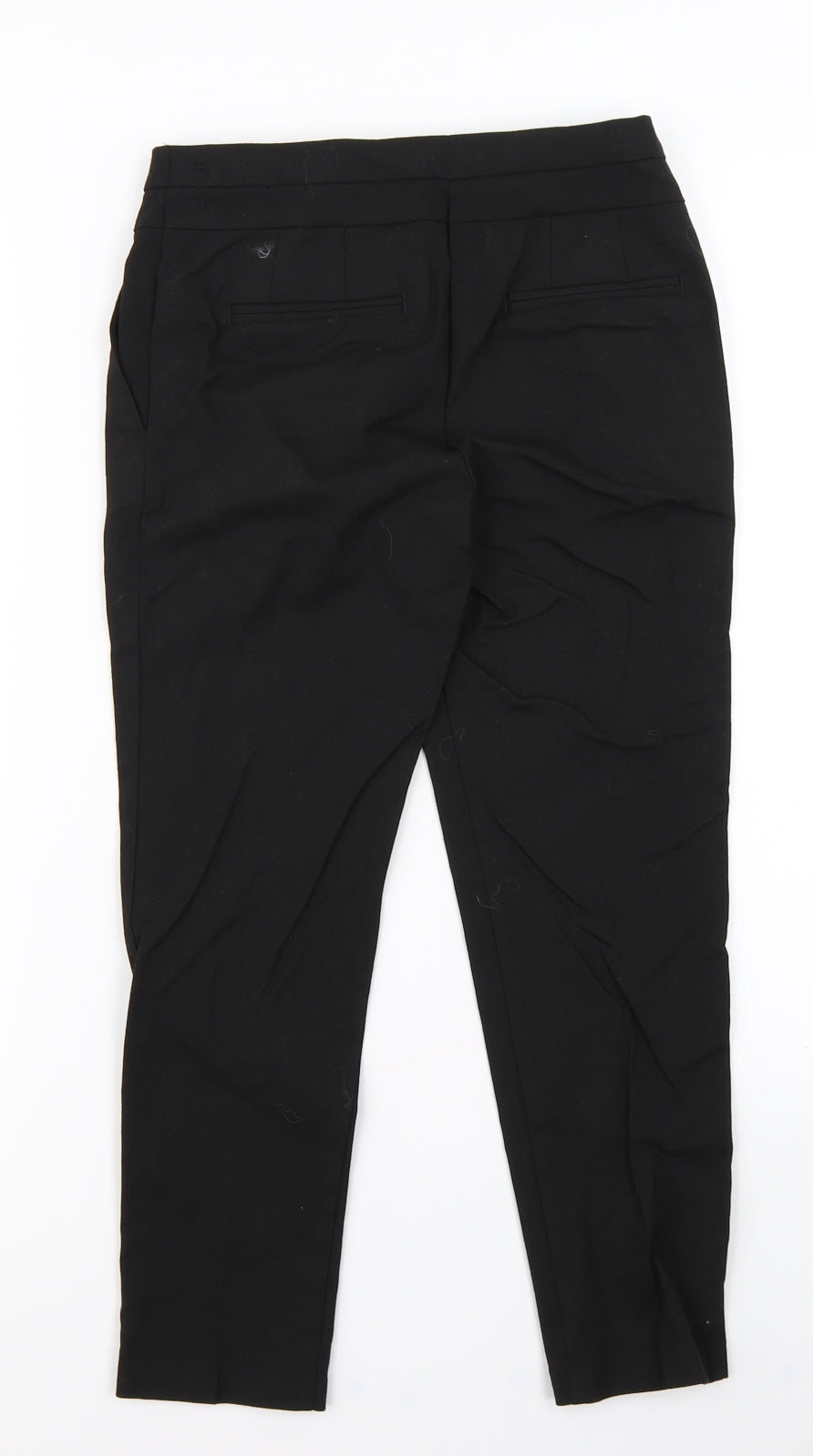 M&S Girls Black   Chino Trousers Size 9-10 Years