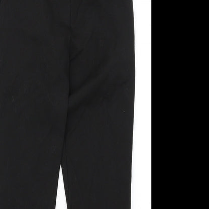 M&S Girls Black   Chino Trousers Size 9-10 Years