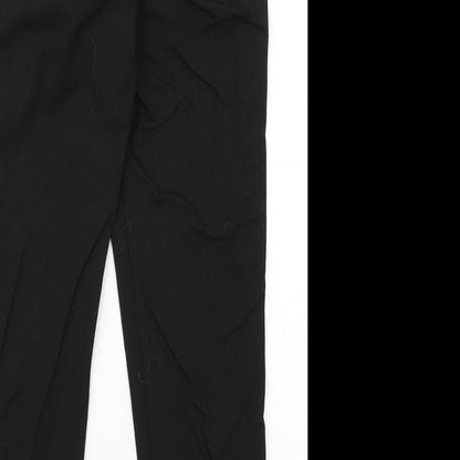 M&S Girls Black   Chino Trousers Size 9-10 Years