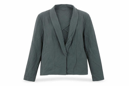 Y.A.S Womens Green   Jacket Blazer Size 14