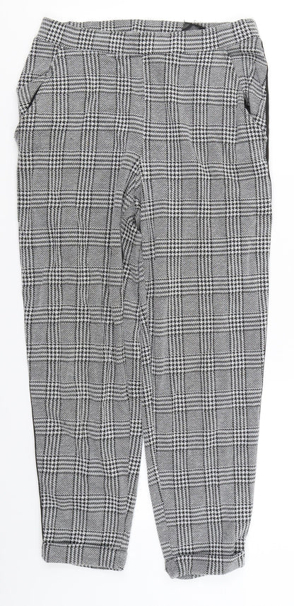 Womens UK Size S Divided Regular Fit  Black Trousers